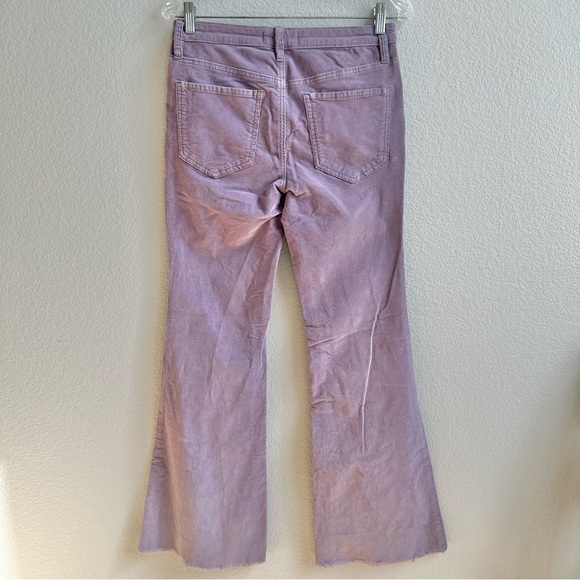Free People  Corduroy Flare Leg Pants Size 27 Boho Style - Picture 5 of 7